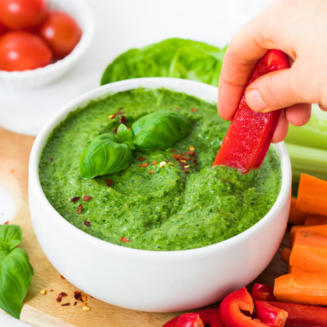 Asparagus-Spinach Dip