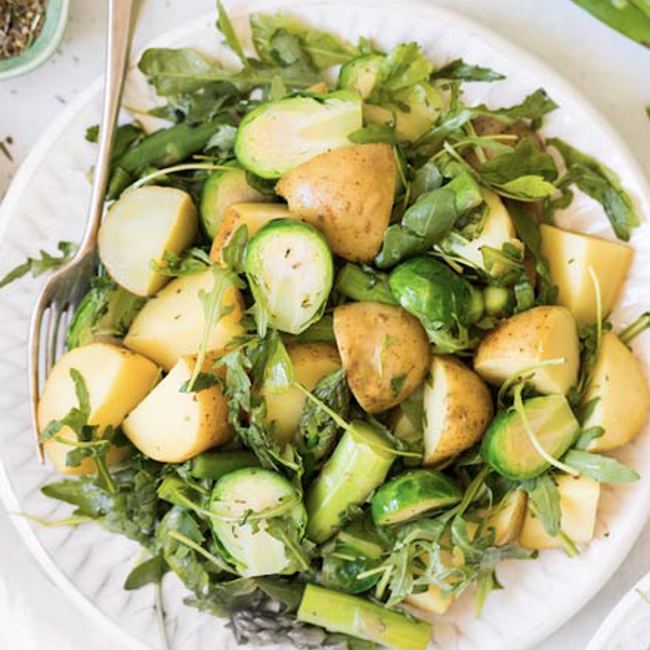 Arugula, Potato & Asparagus Salad