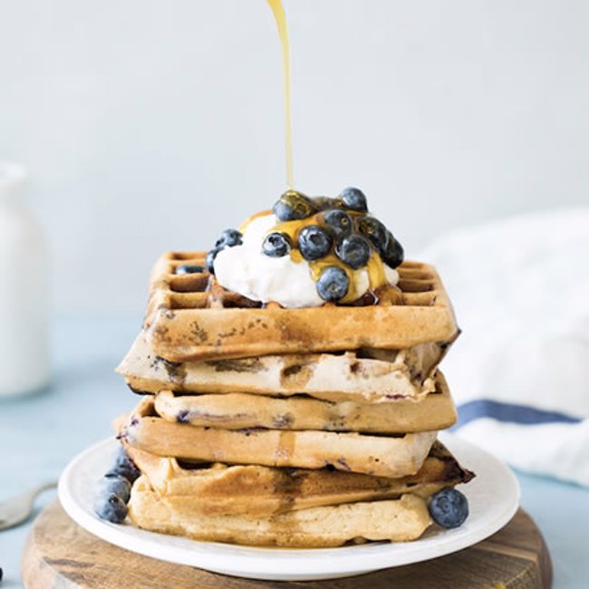 Wild Blueberry Waffles