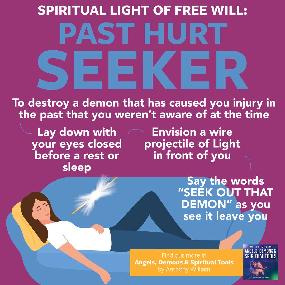 Spiritual Light Of Free Will - Past Hurt Seeker