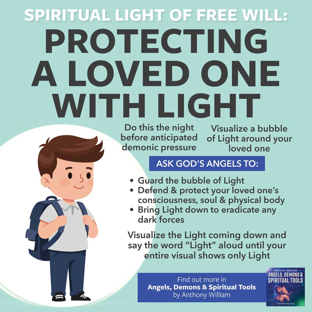 Spiritual Light Of Free Will - Protecting A Loved One With Light