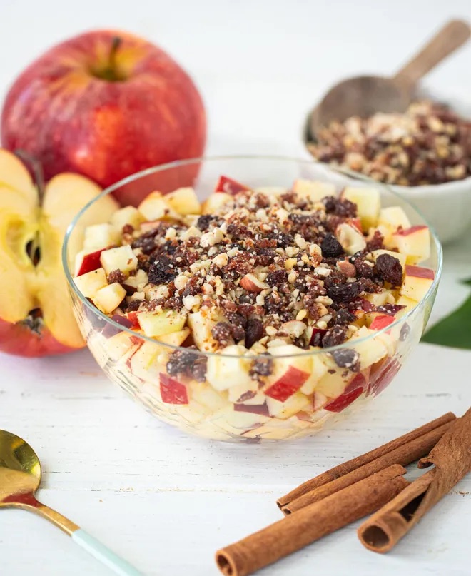 Raw Apple Crumble