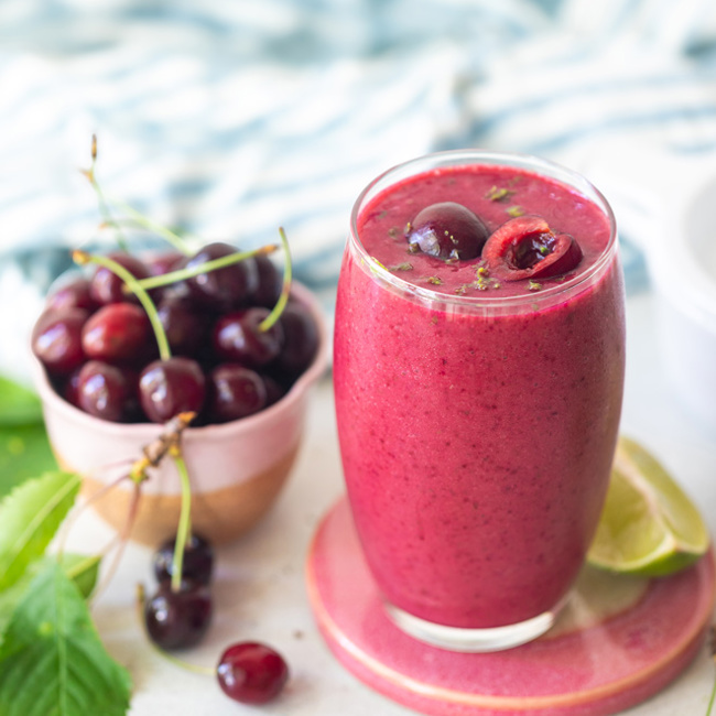 Cherry Lime Smoothie