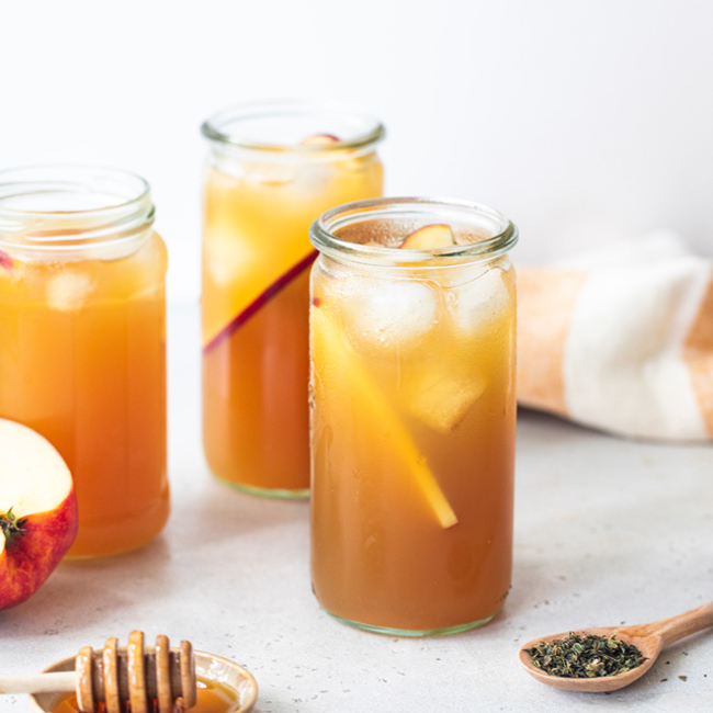 Nettle Apple Iced Tea