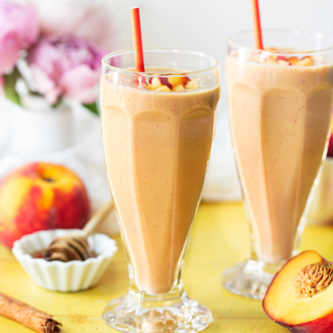 Peach Pie Milkshake