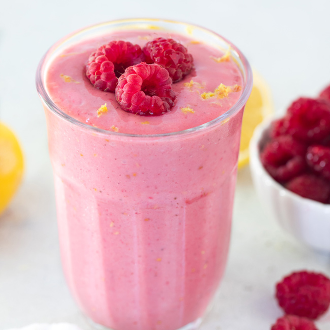 Raspberry Lemon Smoothie