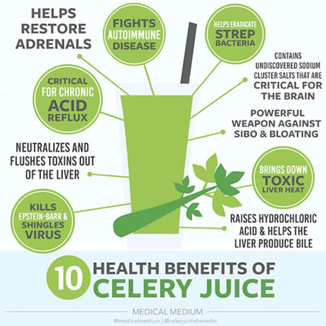 10 Health Benefits of Celery Juice
